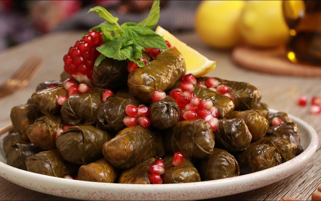 Yalanji -Stuffed Grape Leaves in Olive Oil